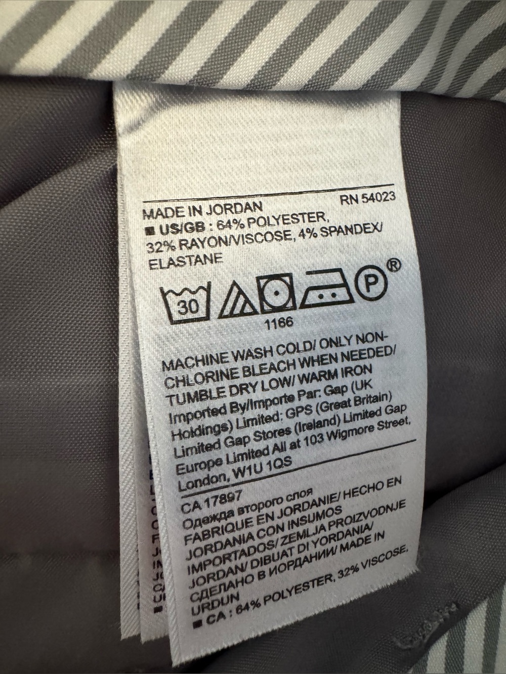 Banana Republic Logan Pants Light Grey Heather Size 4 - Picture 5 of 7